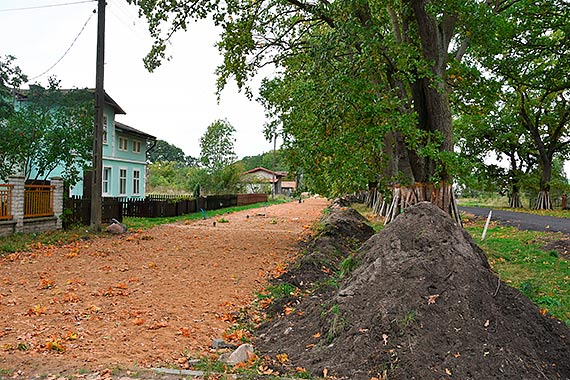 W Karsiborze. Z sieciami wyszli z Alei Dębów