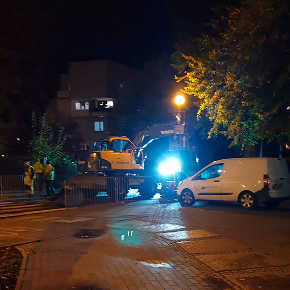 Droga prowadząca do dzielnicy nadmorskiej jest zamknięta