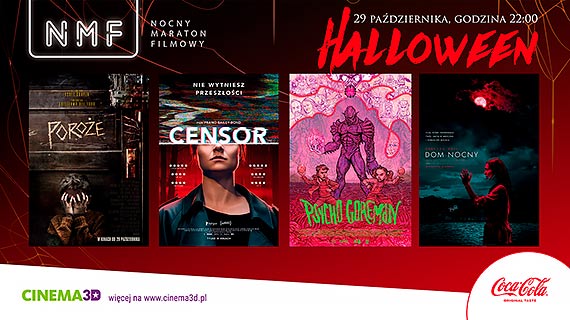 NMF: MARATON HALLOWEEN ju 29 padziernika w CINEMA3D!