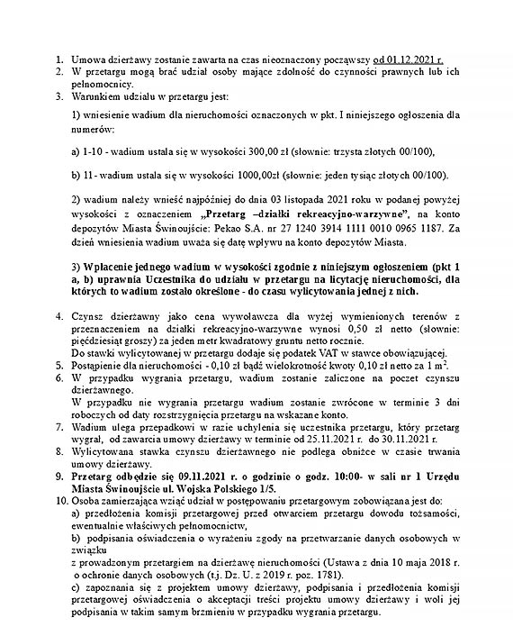 Miasto wydzierżawia „za grosze” tereny na działki rekreacyjno - warzywne. Kto o tym wie?