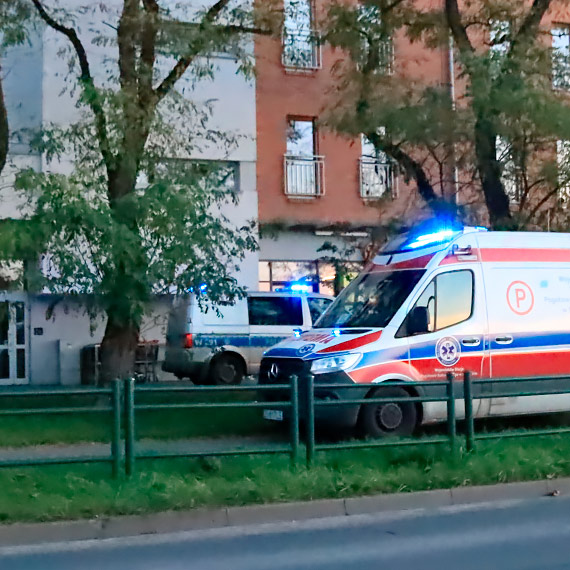 Pogotowie przyjechao, jednak poszkodowany nie chcia pomocy