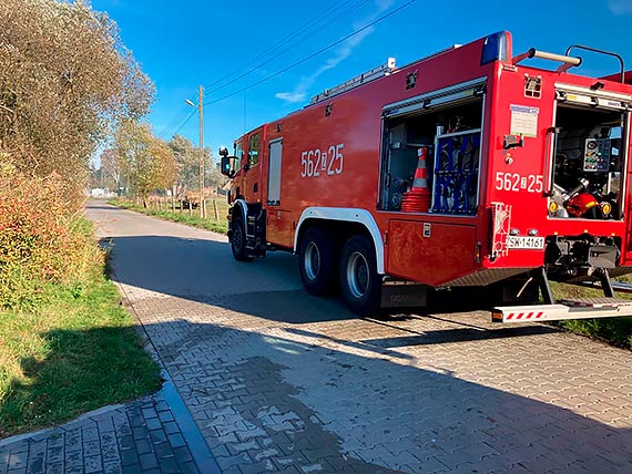 Jednostka OSP Kołczewo ruszyła do akcji w Świnoujściu
