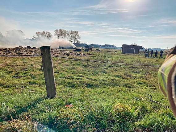 Jednostka OSP Kołczewo ruszyła do akcji w Świnoujściu