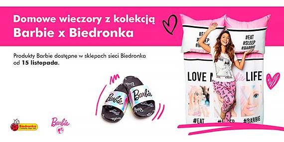 Poczuj si wszdzie tak, jak w domu. Nowa kolekcja Barbie x Biedronka ju dostpna w caej Polsce