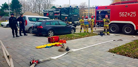 Pożar na terenie Euro Terminala