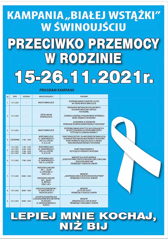„Lepiej mnie kochaj ni bij”
