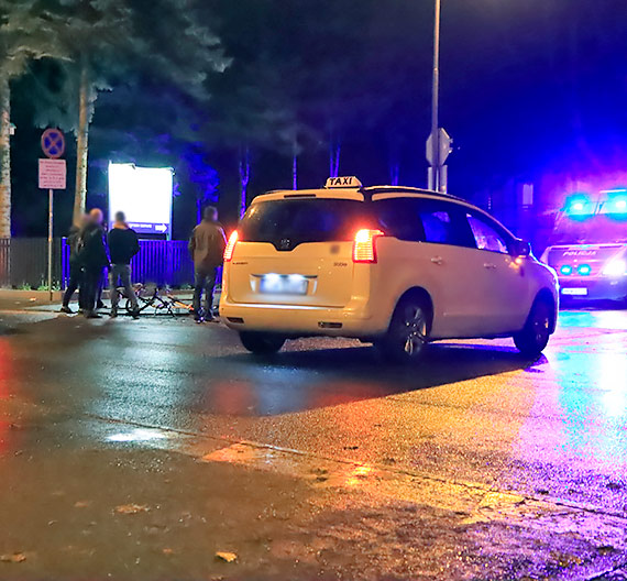 Rowerzysta zosta potrcony przez samochd