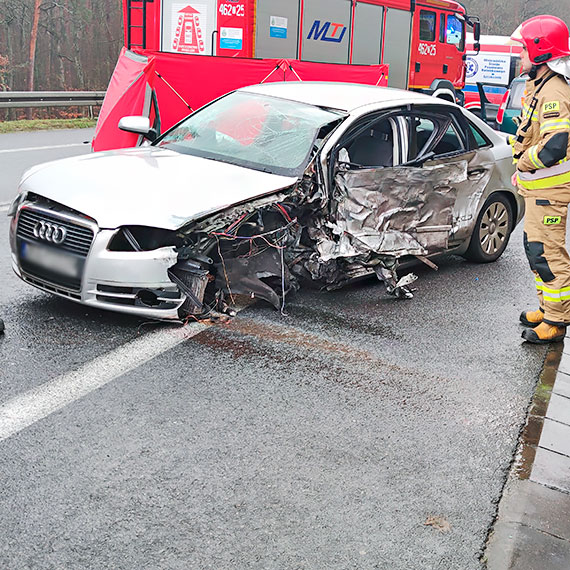miertelny wypadek na DK3 za Midzyzdrojami. Nie yje kierowca audi! Zobacz film!