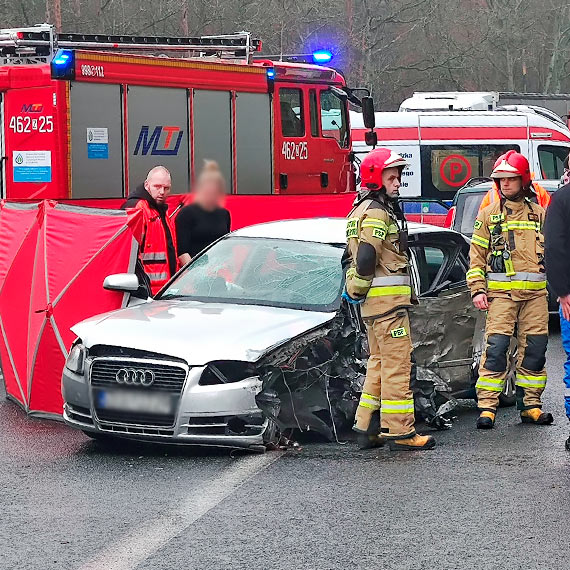 Kierowca, który zginął w tragicznym wypadku na DK3 to 70 - letni mieszkaniec Międzyzdrojów