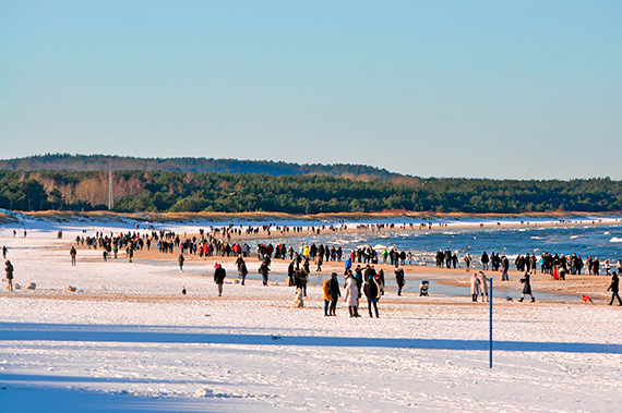 Na świąteczny spacer najlepsza plaża!