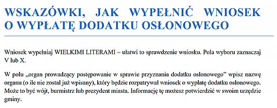 Dodatek osonowy