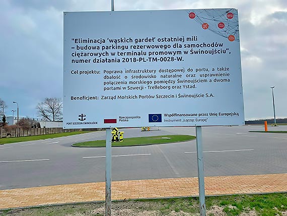 Finał parkingowego przedsięwzięcia przy terminalu promowym w Świnoujściu