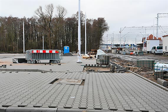 Budowa parkingu przy ulicy Barlickiego