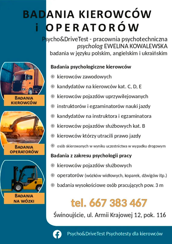 Zostaa otwarta pracownia psychotechniczna dla kierowcw