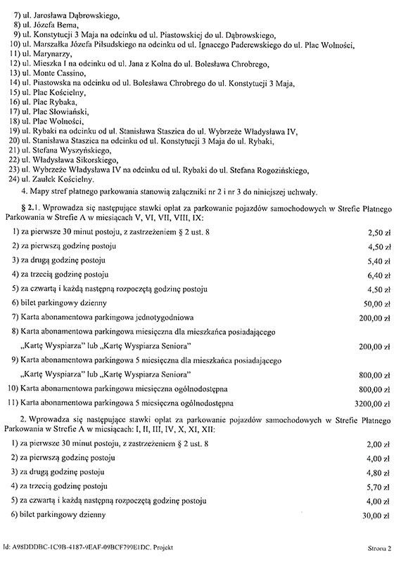 Strefa Płatnego Parkowania będzie większa i droższa. Na osłodę 60 minut na Kartę Wyspiarza za darmo