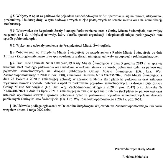 Strefa Płatnego Parkowania będzie większa i droższa. Na osłodę 60 minut na Kartę Wyspiarza za darmo