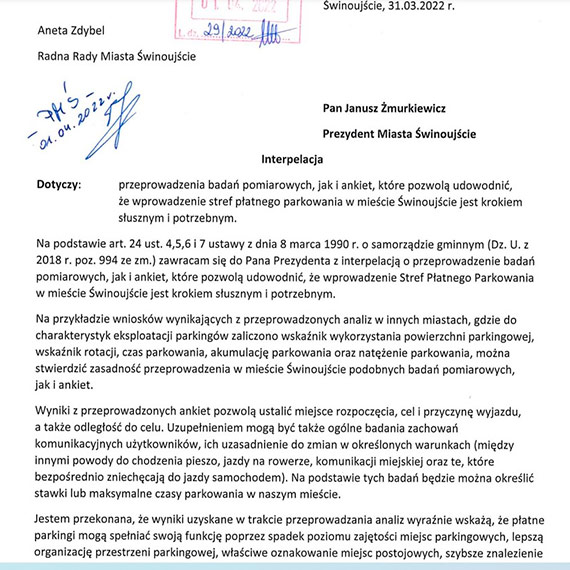 Ankiety mają teraz uzasadnić sens istnienia SPP? Radna Zdybel składa interpelację