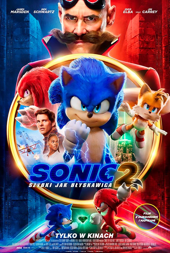 „Wszystko wszędzie naraz” premierowo oraz „Sonic 2. Szybki jak błyskawica” przedpremierowo w Cinema3D!