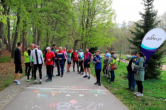 Tak na parkrunie przywitali majwk