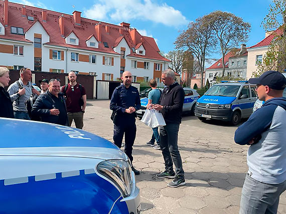 Policyjna gościnność bez granic. Policjanci z Rheine odwiedzili kolegów ze Świnoujścia