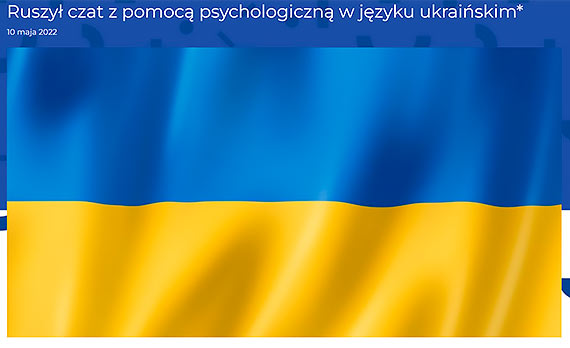 Ruszy czat z pomoc psychologiczn w jzyku ukraiskim*