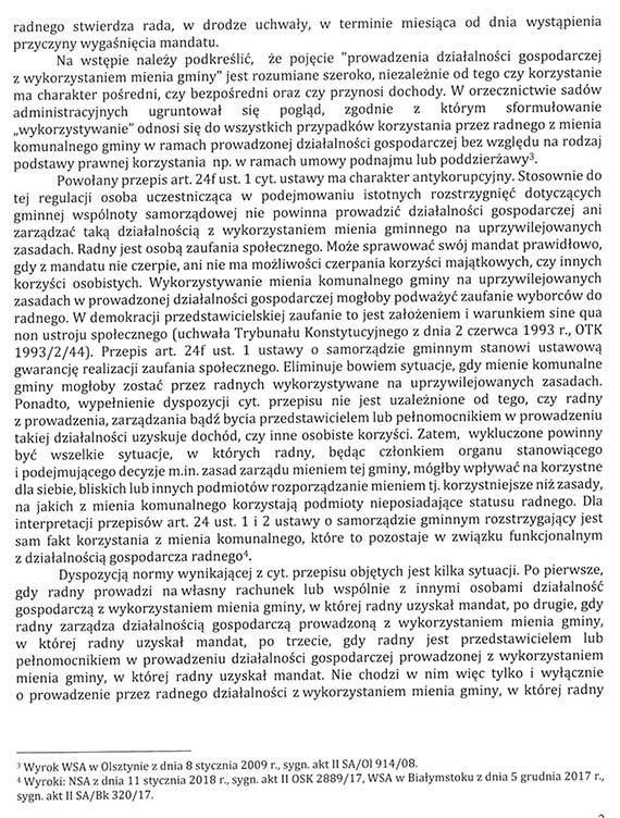 Radna, czy nie radna? Czyli, co jest majtkiem gminy