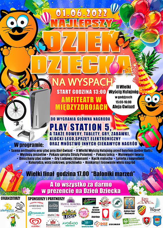 Najlepszy Dzie Dziecka Na Wyspach w Midzyzdroje! Wszystko za darmo!