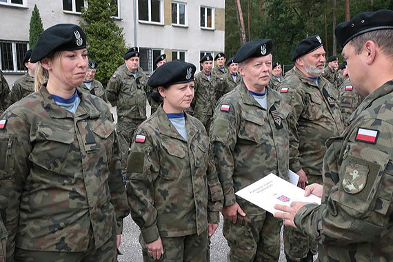 Szkolenie rezerwistw w Komendzie Portu Wojennego w winoujciu