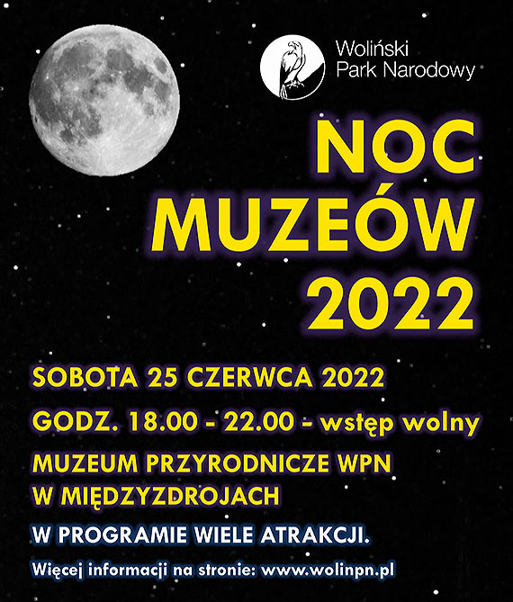 Noc Muzew 2022 w Woliskim Parku Narodowym