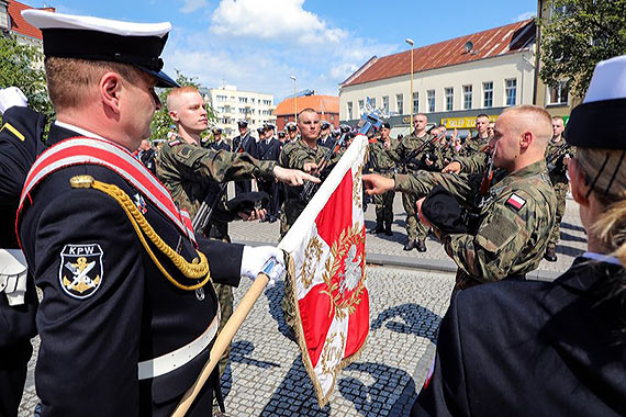 Przysiga wojskowa w winoujciu
