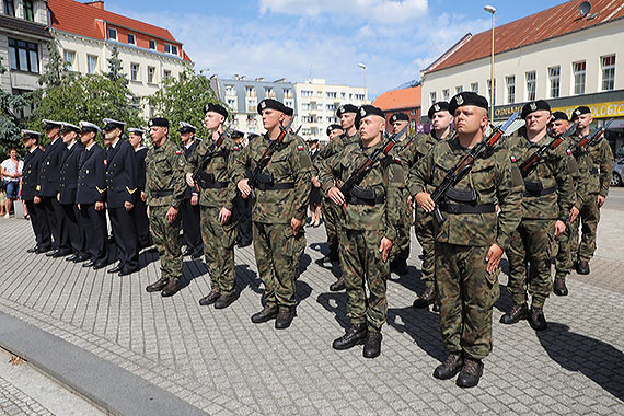 Przysiga wojskowa w winoujciu