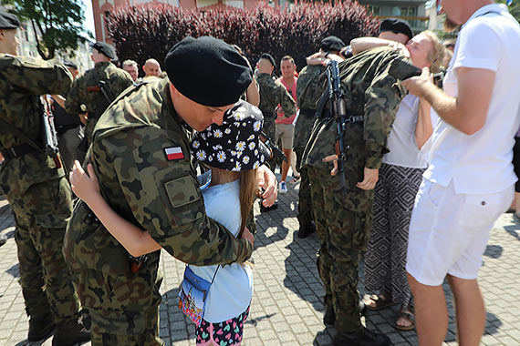 Przysiga wojskowa w winoujciu