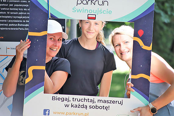  Krzysztof Ewiak pierwszy na mecie parkrunu