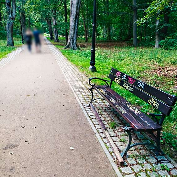 Mieszkaniec: awka wstydu w Parku Zdrojowym