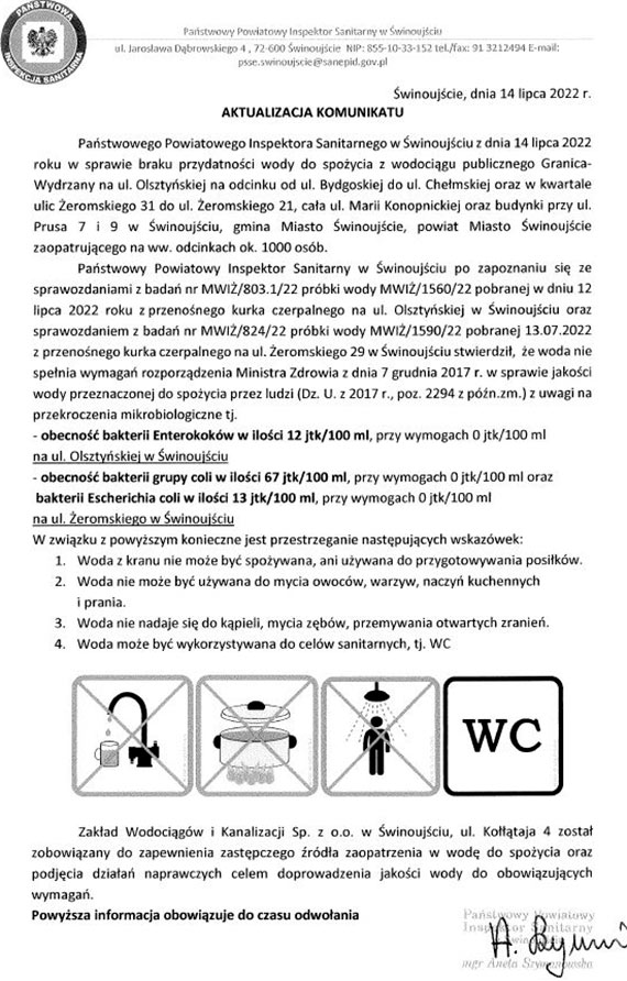 Kolejny punkt zanieczyszczenia wody w mieście