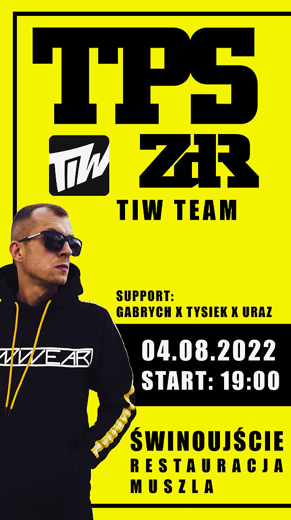 Koncert rapowy w winoujciu w „Muszli" zagra TPS ZDR