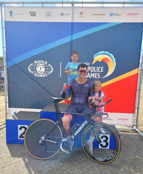 Wielki sukces strażaka ze Świnoujścia! Zdobył brązowy medal na zawodach w Rotterdamie