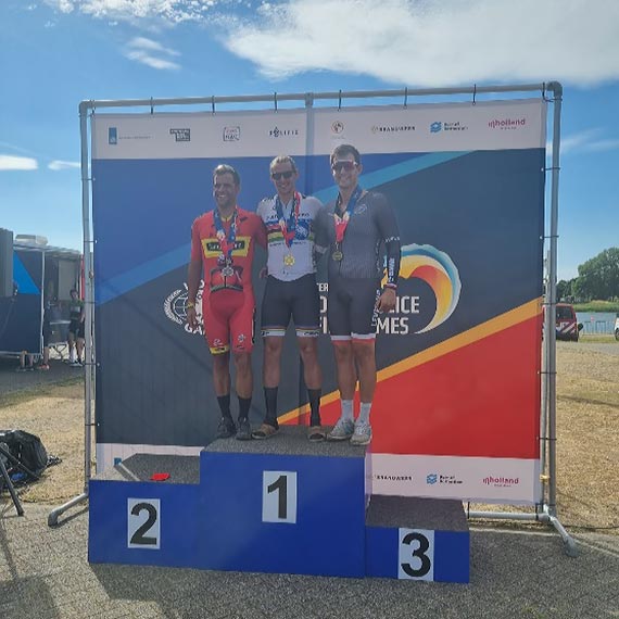 Wielki sukces strażaka ze Świnoujścia! Zdobył brązowy medal na zawodach w Rotterdamie
