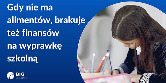 Przybywa niepłacących alimentów, a na wyprawkę szkolną potrzeba ponad 500 zł