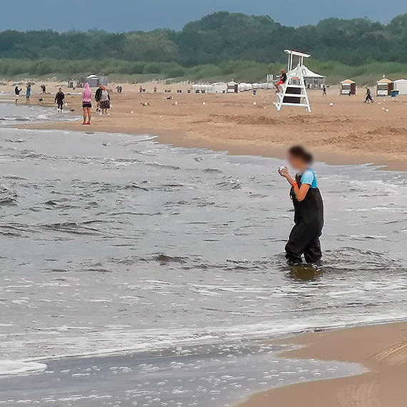 Mieszkanka - Badają wodę na plaży?!