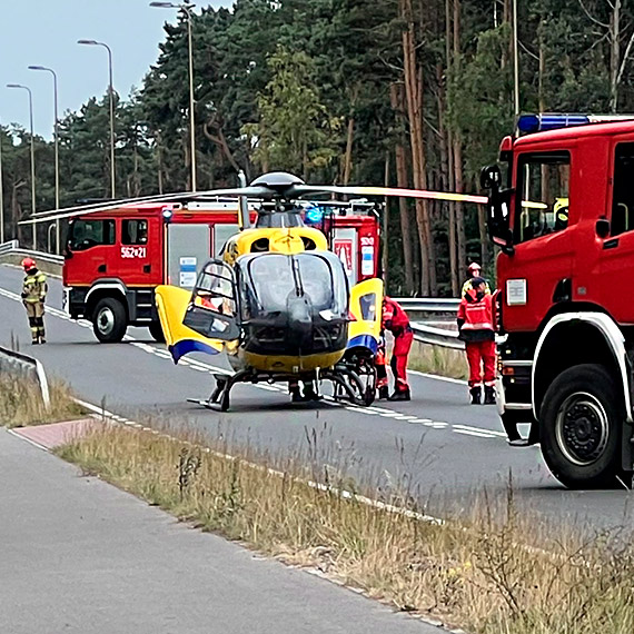 Wypadek na terenie budowy trzeciego zbiornika terminalu LNG. 33 - letni mczyzna przetransportowany do szpitala w Gryficach