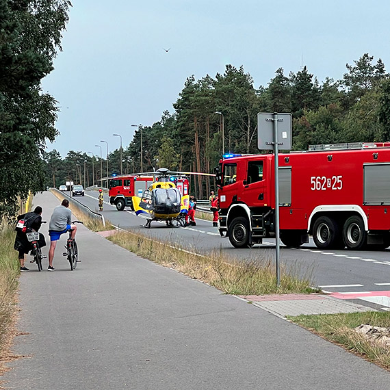 Wypadek na terenie budowy trzeciego zbiornika terminalu LNG. 33 - letni mczyzna przetransportowany do szpitala w Gryficach