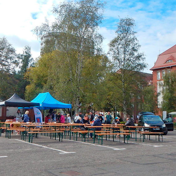 Pierwsze winoujskie spotkanie przy zupie za nami. Rozdano okoo 70 porcji pysznej grochwki