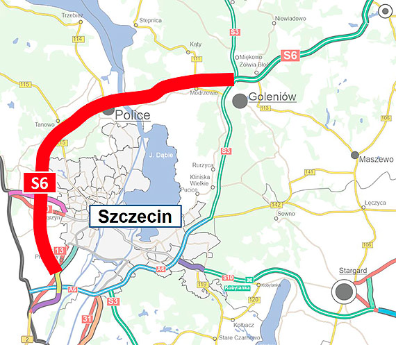 Ponowny wybr oferty w przetargu na projekt tunelowego odcinka S6 Zachodniej Obwodnicy Szczecina
