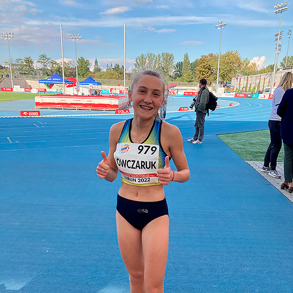 Hania Owczaruk mieszkanka winoujcia zdobya w ten weekend tytu Mistrzyni Polski w kategorii U16 w biegu na dystansie 600m-1:35,21