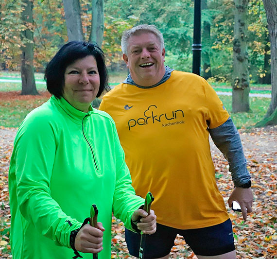 Jacek i Karolina pierwsi na mecie 262. parkrunu