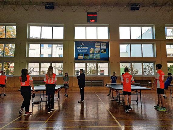 Drużynowy tenis stołowy w ramach Igrzysk Młodzieży Szkolnej