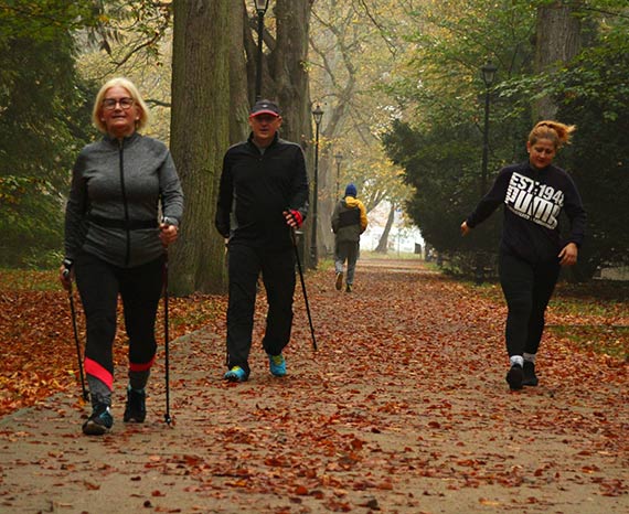 Nordic walking na 263. parkrunie