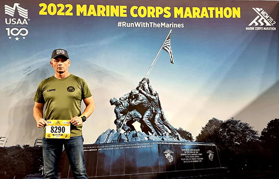 „Poland - good job!” Żołnierz 14 ZBOT w maratonie Marines w Waszyngtonie