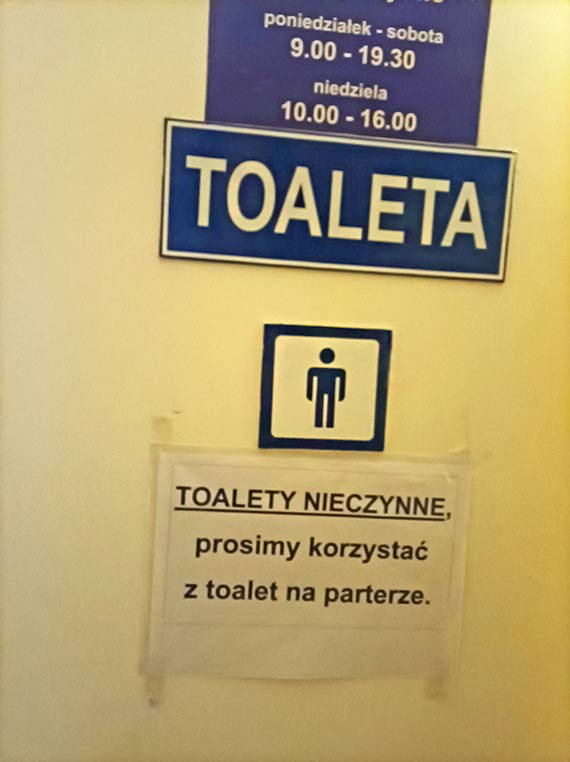 Która toaleta? - żaden wybór nie będzie trafny!